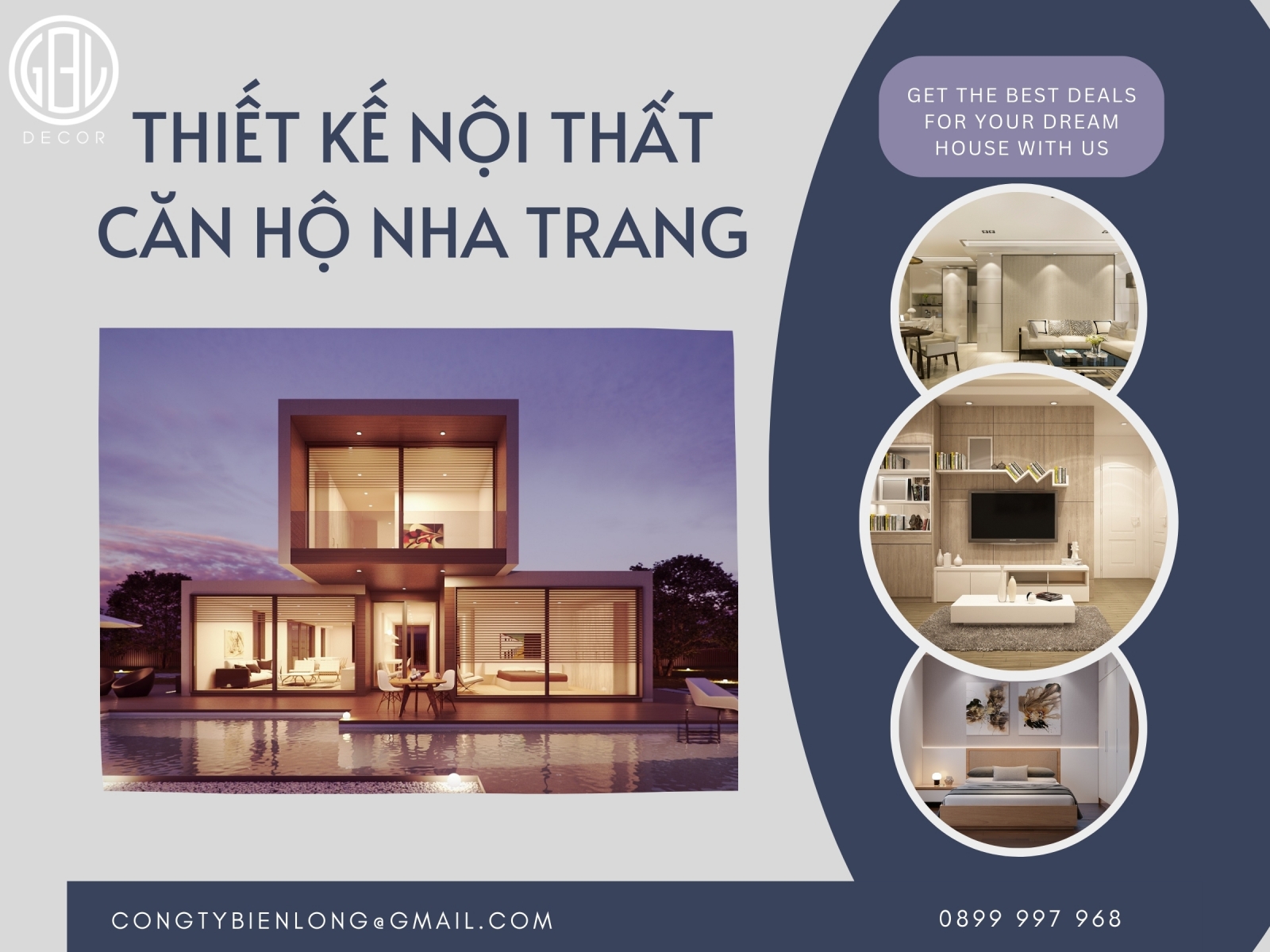 Thiết kế nội thất căn hộ Nha Trang